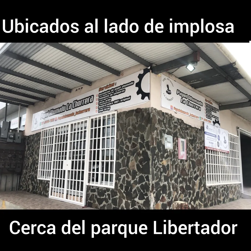 Fachada del local de Papel Ahumado La Chorrera